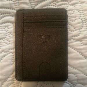 Halara Black Leather Card Holder